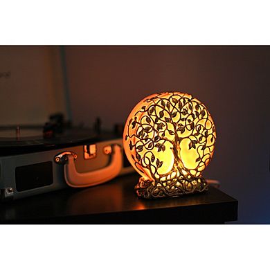 Glowing Orange Tree of Life Plug-In Night Accent Light 6.25 inch