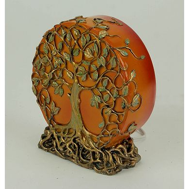 Glowing Orange Tree of Life Plug-In Night Accent Light 6.25 inch