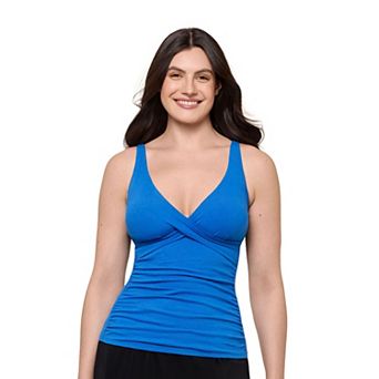 Women's Bal Harbour Crossover Tankini Swim Top