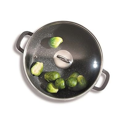 Cuisine::pro® GRANITE sauté Pan with Lid 6.3 Qt.