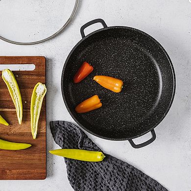 Cuisine::pro® GRANITE sauté Pan with Lid 6.3 Qt.