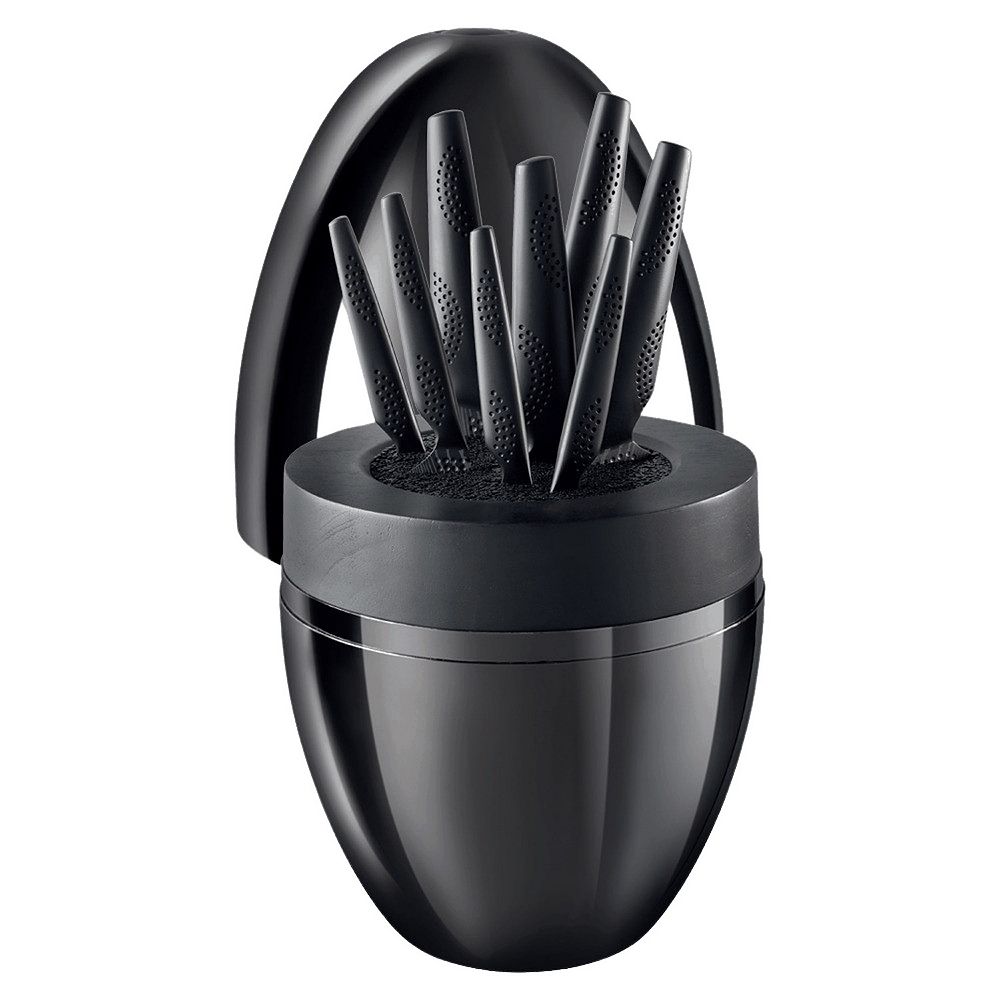 Cuisine::pro® iD3® BLACK SAMURAI The Egg 9-Piece Knife Block