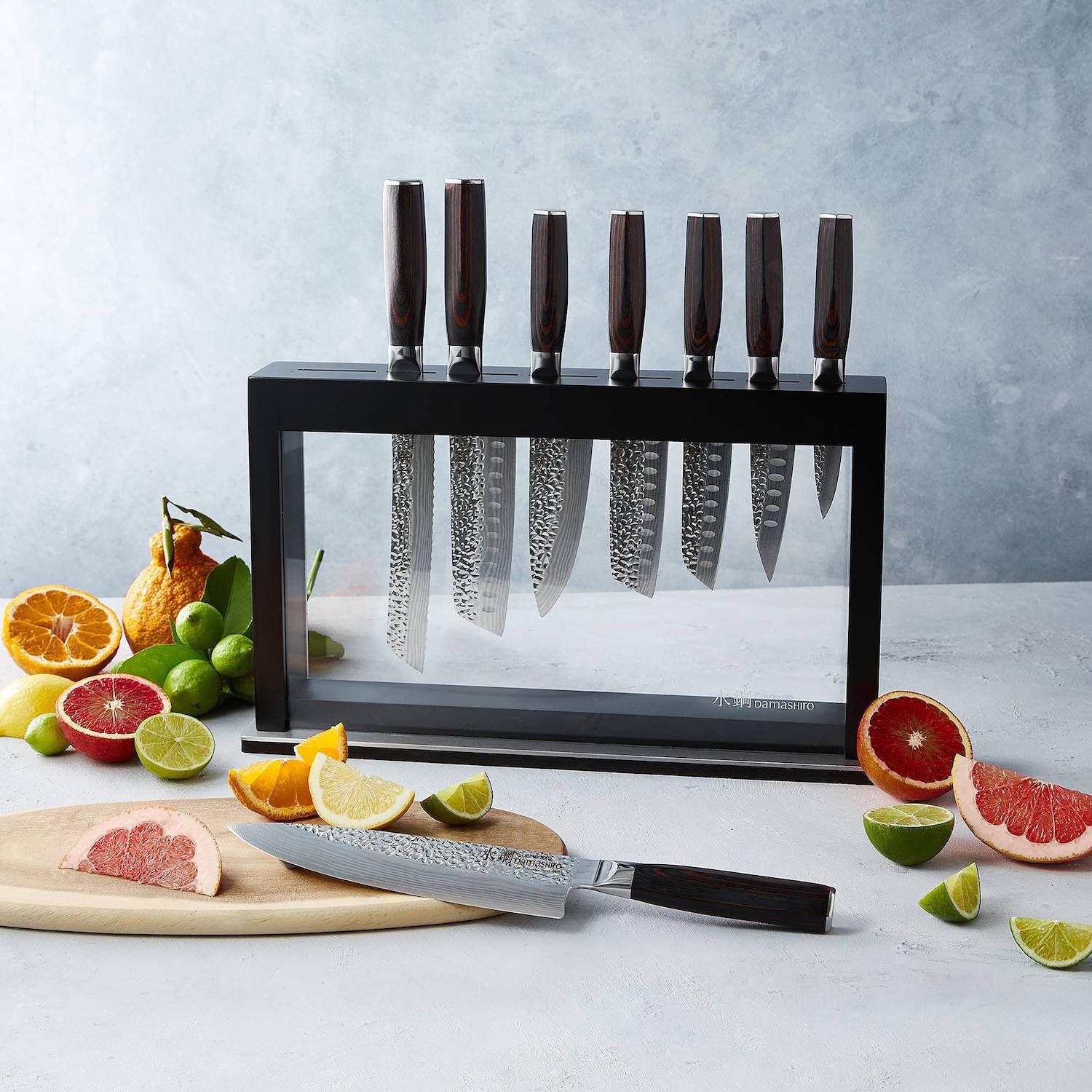 Cuisine::pro Damashiro EMPEROR Hisa Knife Block - Thumbnail 5