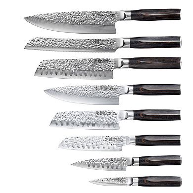 Cuisine::pro® Damashiro® EMPEROR 9-Piece Hisa Knife Block
