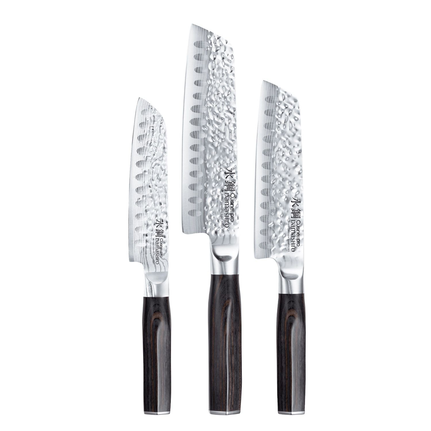 Cuisine::pro Damashiro EMPEROR Santoku Set