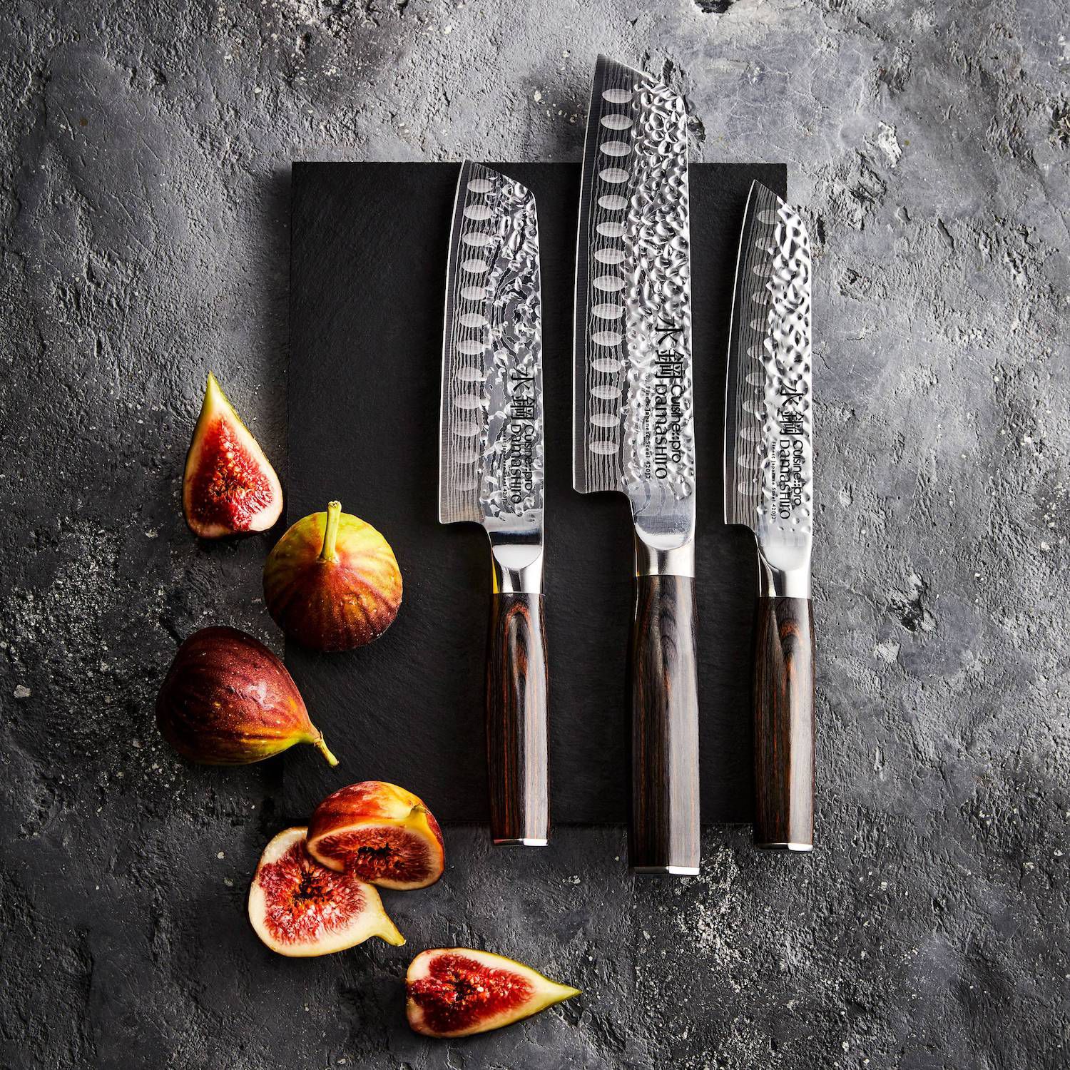 Cuisine::pro Damashiro EMPEROR Santoku Set - Thumbnail 2