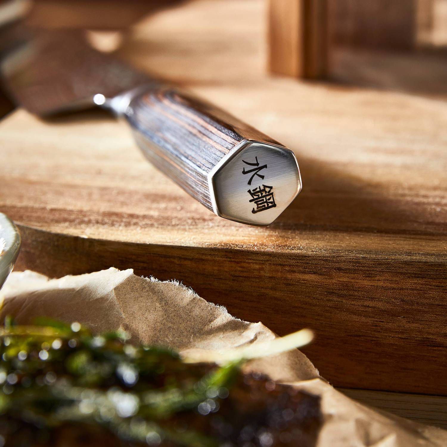 Cuisine::pro Damashiro EMPEROR Santoku Set - Thumbnail 4