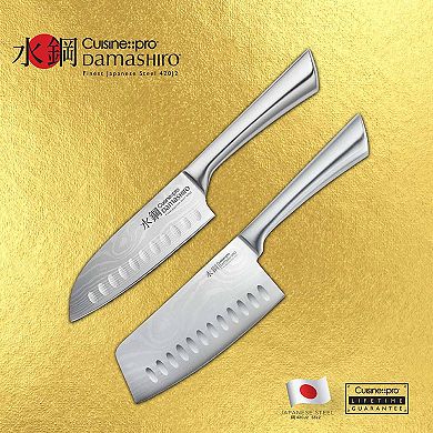 Cuisine::pro® Damashiro® Mini Santoku+Cleaver 4.5"