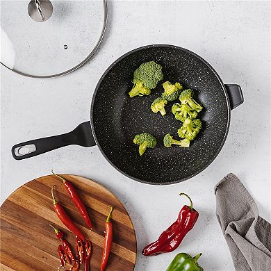 Cuisine::pro® GRANITE Wok with Lid 5.1 Qt.