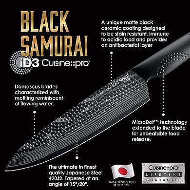 Cuisine::pro® iD3 BLACK SAMURAI® Paring Knife 3.5"