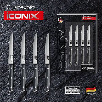 Cuisine::pro® iconiX® 4-Piece Steak Knife Set