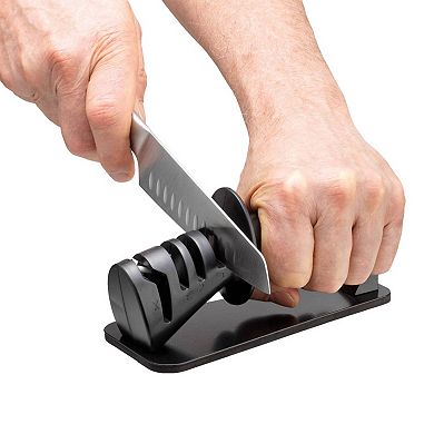 Cuisine::pro® iD3® BLACK SAMURAI 3-Step Knife Sharpener