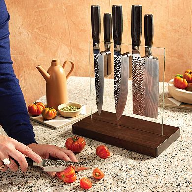 Cuisine::pro® Damashiro® EMPEROR 7-piece Hikari knife block