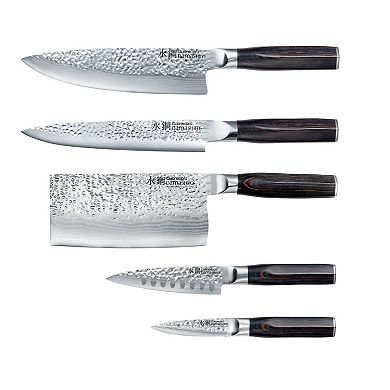 Cuisine::pro® Damashiro® EMPEROR 7-piece Hikari knife block