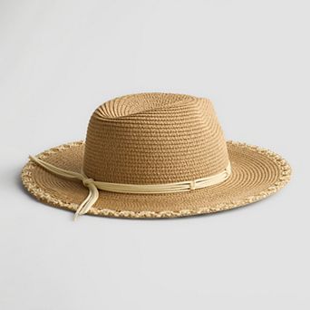 Women's Sonoma Goods For Life® Textured Trim Western Panama Hat