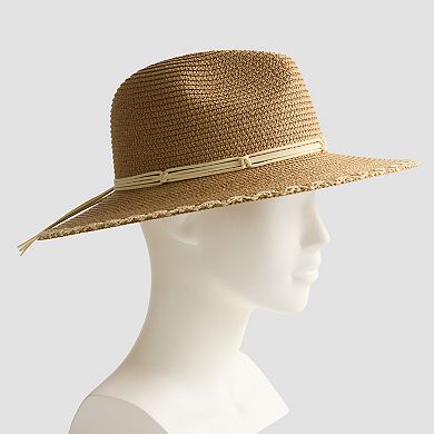 Women's Sonoma Goods For Life® Textured Trim Western Panama Hat
