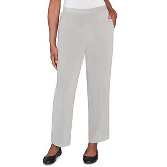 Women's Alfred Dunner Pull-On Corduroy Flat Front Short Length Pants