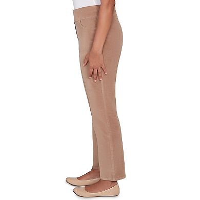 Women’s Alfred Dunner Allure Fit Flat-Front Corduroy Pants
