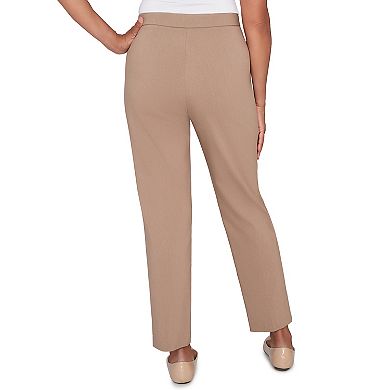 Women’s Alfred Dunner Smooth Front Easy Fit Short Length Pants
