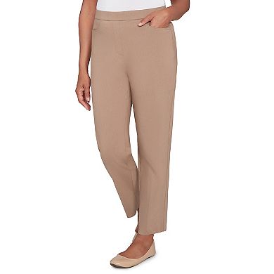 Women’s Alfred Dunner Smooth Front Easy Fit Average Length Pants