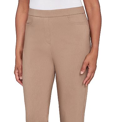 Women’s Alfred Dunner Smooth Front Easy Fit Average Length Pants
