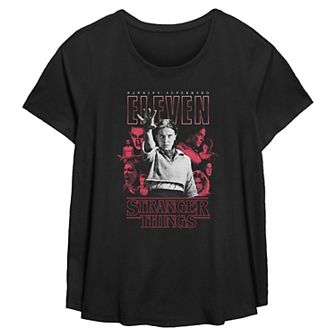 Plus Size Stranger Things Eleven Graphic Tee