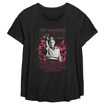 Plus Size Stranger Things Eleven Graphic Tee
