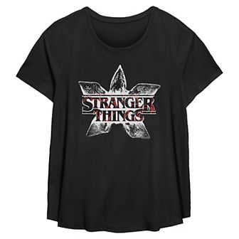 Plus Size Stranger Things Demogorgon Graphic Tee