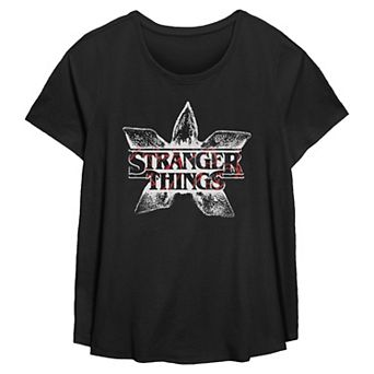 Plus Size Stranger Things Demogorgon Graphic Tee