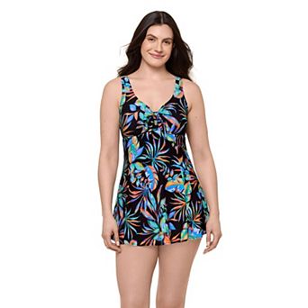 Women's Bal Harbour Bow Front Tropical Swimdress