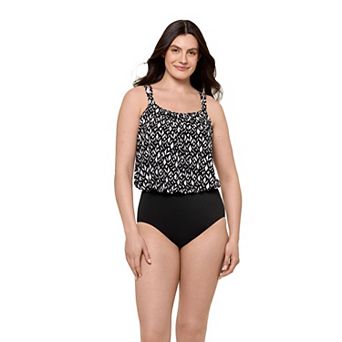 Women's Bal Harbour Blouson Fauxkini One-Piece Swimsuit
