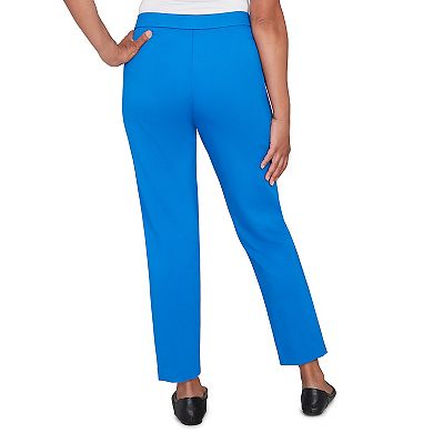 Women's Alfred Dunner Stretch Ponte Knit Short Length Pants
