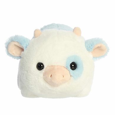 Aurora Medium Blue Adorable Stuffed Animal 10" Bonnie Blueberry Cow Spudsters