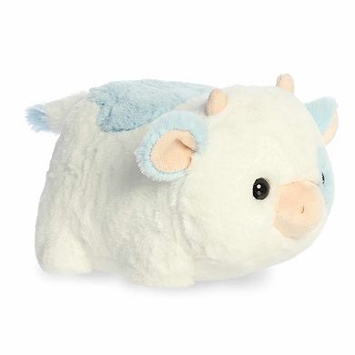 Aurora Medium Blue Adorable Stuffed Animal 10" Bonnie Blueberry Cow Spudsters