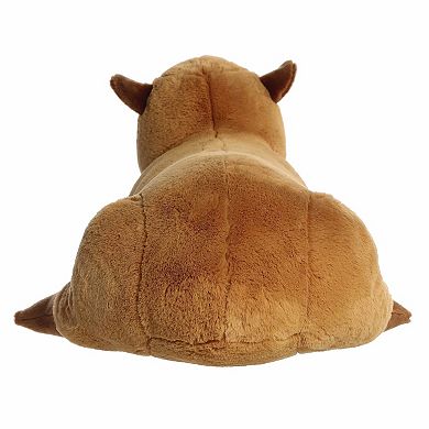 Aurora Large Brown Snuggly Stuffed Animal 26" Charlie Capybara Super Flopsie