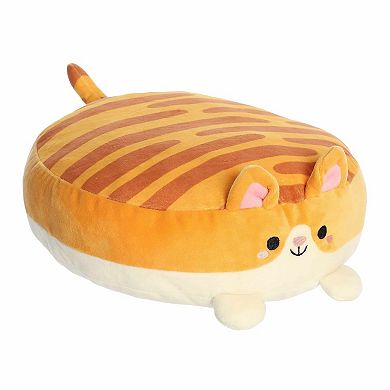 Aurora Medium Orange Squishy Stuffed Animal 12" Cassidy Cat Flapjacks