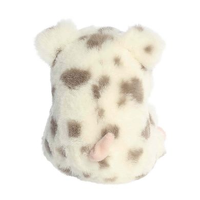 Aurora Mini Gray Playful Stuffed Animal 5" Hugs Spotted Pig Rolly Pet