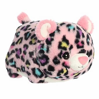 Aurora Medium Adorable Stuffed Animal 10" Priya Pink Leopard Spudsters