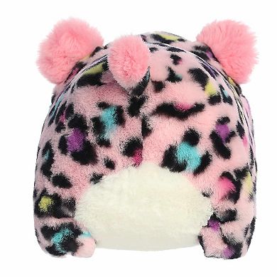 Aurora Medium Adorable Stuffed Animal 10" Priya Pink Leopard Spudsters