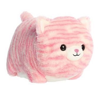 Aurora Medium Adorable Stuffed Animal 10" Taylor Pink Tabby Spudsters