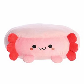 Aurora Medium Pink Squishy Stuffed Animal 12" Angelo Axolotl Flapjacks