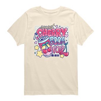 Boys 8-20 Sweet Cherry Soda Pop Kawaii Graphic Tee