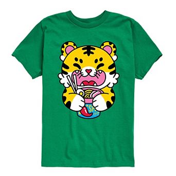 Boys 8-20 Tiger Ramen Kawaii Graphic Tee