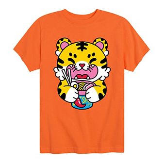 Boys 8-20 Tiger Ramen Kawaii Graphic Tee