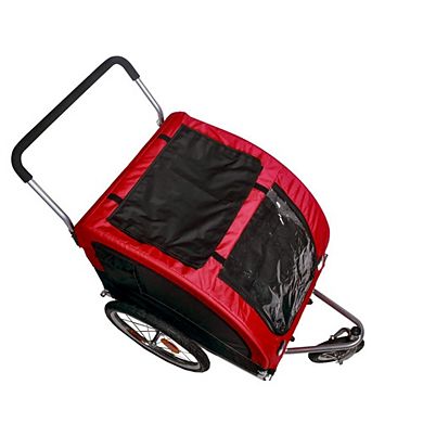 Midlee Dog Red Bike Stroller (large)