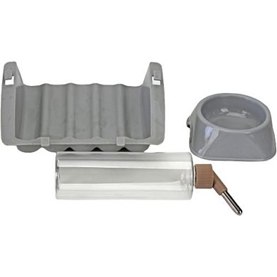 Midlee Small Animal Guinea Pig House And Habitat Canvas Bottom Water Bottle Feeder With Playpen