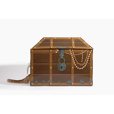 Midlee Treasure Chest Cat Scratcher House