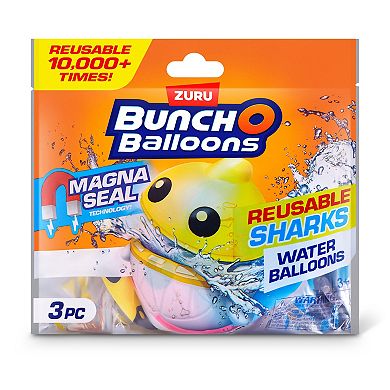 ZURU Bunch O Balloons Reusable Shark Water Balloons 3-pk.