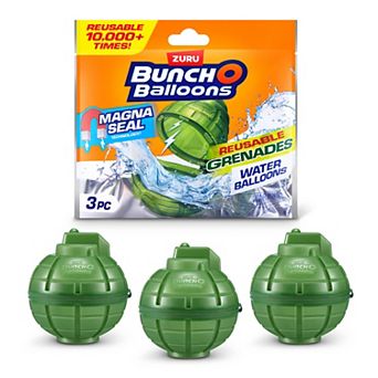 ZURU Bunch O Balloons Reusable Grenade Water Balloons 3 pk