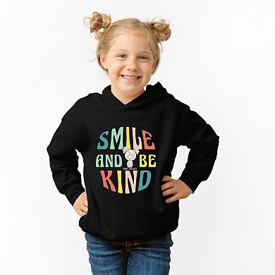 Mini Smiley Smile and Be Kind Aria - Toddler Hoodie